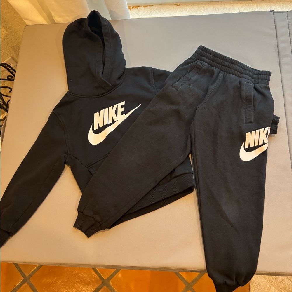 Nike Kids Black Tracksuit Set